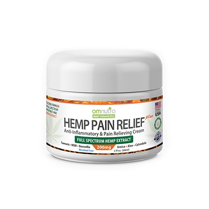 Buy Organic Pain Relieving Cream with 200mg Full Spectrum Hemp Extract