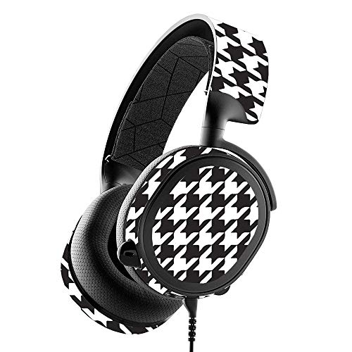 MightySkins Skin for SteelSeries Arctis 3 - Houndstooth | Protective, Durable,…