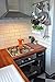 Stainless Steel Gourmet Kitchen 23.25 Inch Wall Rail Pot Pan Utensil Lid Rack Storage Organizer with 10 S Hooks
