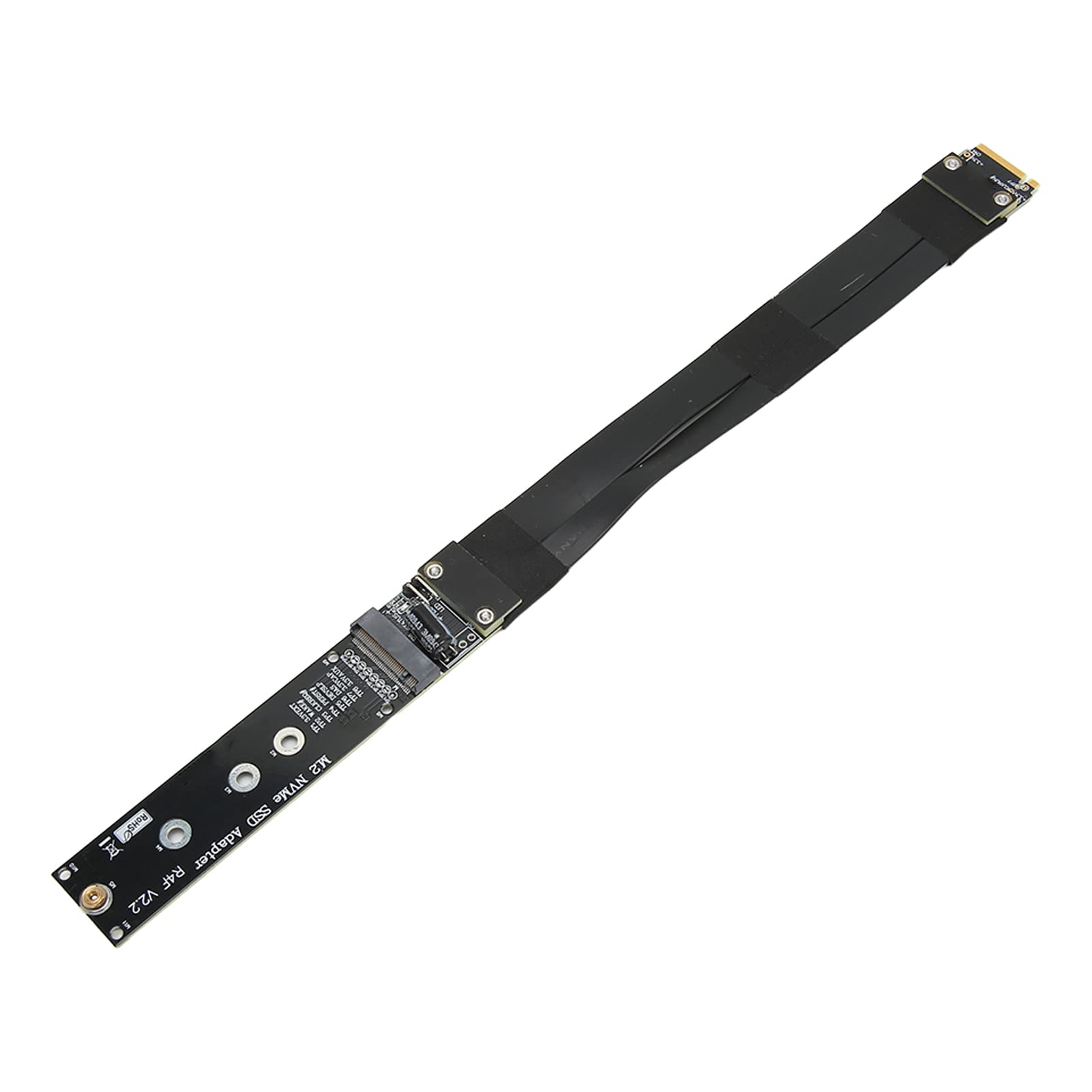 Bewinner M.2 NVMe SSD Extension Cable, 15cm, PCIe 3.0 x4, 32G/bps, Compatible with M.2 NVMe SSD, Linux