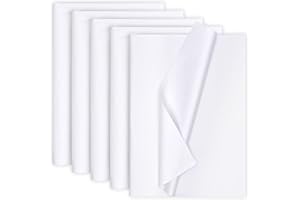 ZGORENDZ 30 Sheets 28"X20" Full Size White Tissue Paper Bulk for Gift Bags Christmas Weddings Birthday Arts Craft Party Decoration