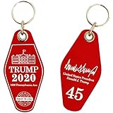 President Trump 2020 Collectible Motel Keychain and Door Hanger Made in USA
