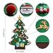amoHome DIY Felt Christmas Tree Set 26pcs Detachable Ornaments, Wall Hanging Xmas Gifts Decorations