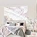 Pink Marble Tapestry Crack Textured