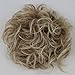 CAISHA Hairpiece Hair Wrap Heat-resistant Synthetic Fibres Curly Messy Updo Blonde Mix HW11