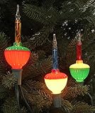 Sienna Multicolored C7 Bubble Light Replacement Christmas Bulbs, 3 Pack