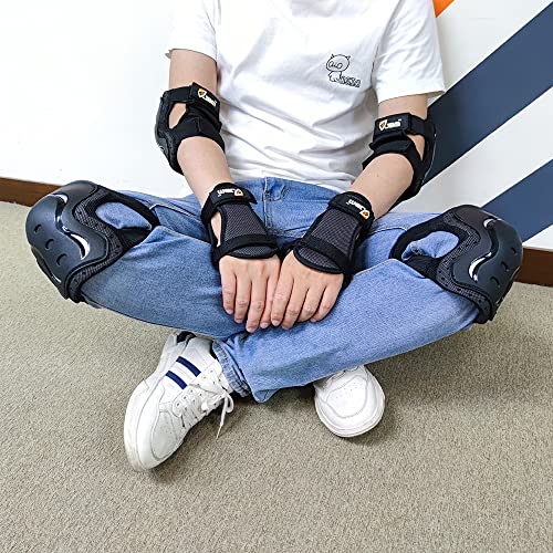 JBM Kid/Youth/Adult Knee Elbow Pads Wrist Guards Protective Gear Skate