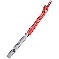 Boundless Voyage Loudest Titanium Emergency Whistle with Lanyard for Camping Hiking Sports Traning Survival Ti9010O