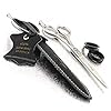 Haryali London Hairdressing Scissors -Professional 6" Hair dressing Scissors Hairdressers Hair Cutting Shears – Hair Cutting Scissors - for Men and Women with Real Leather Pouch