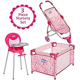 graco 3 piece baby doll playset