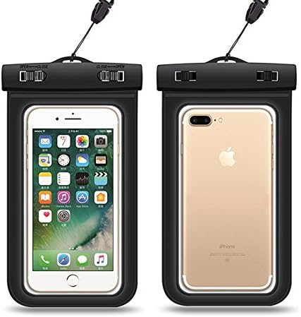 Waterproof Case,Waterproof Phone Pouch Dry Bag for iPhone 8plus/7plus Black