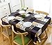 LEEVAN Heavy Weight Vinyl Rectangle Table Cover Wipe Clean PVC Tablecloth Oil-proof/Waterproof Stain-resistant- 54 x 72 Inch(Stylish Plaid)
