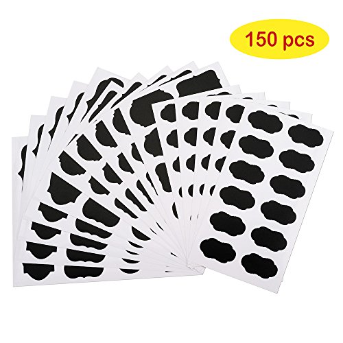 Onupgo chalkboard labels -150 reusable chalkboard stick…