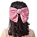 Honbay 5PCS Stylish Big Bow Satin Hair Clips Barrettes