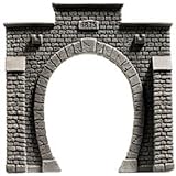 Noch 58051 Tunnel Portal Single Gray H0 Scale  Model Kit