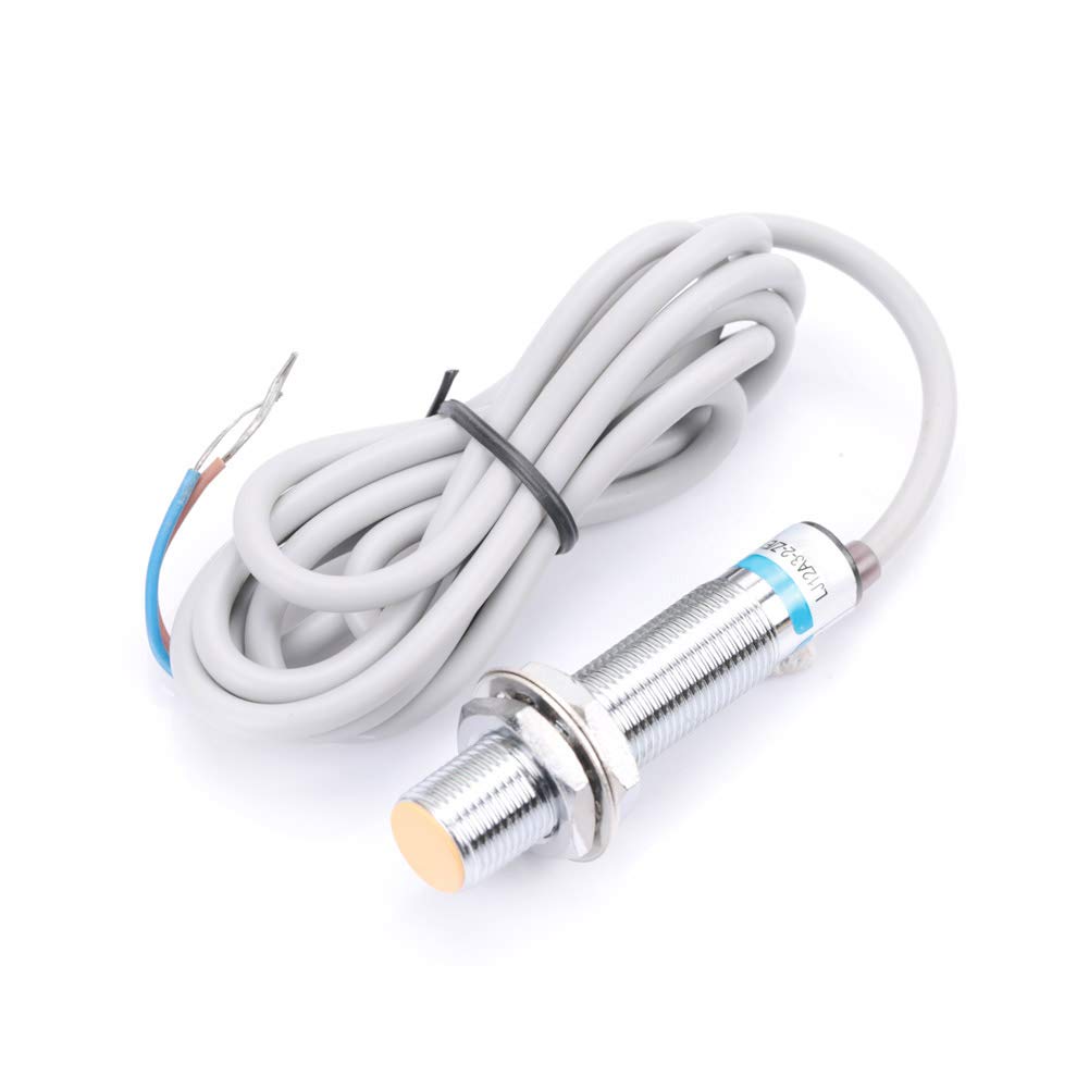 Inductive Proximity Switch，NPN NC 2mm Inductive Proximity Sensor Switch DC 2-Wire Normally Close LJ12A3-2-Z/EX Proximity Sensor