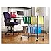 Alera ALE Two-Tier Rolling File Cart, 26w x14d x 29-1/2h, Black
