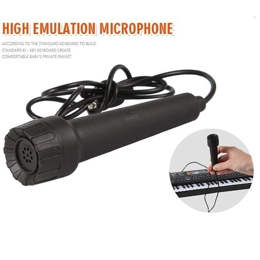 melysUS Baby Music Instruments Electronic Keyboard Piano Kids Learning Toys with Mic Pianos & Keyboards