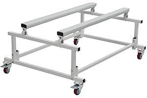 PeakPursuit Jet Ski Stand, Watercraft PWC Dolly Boat Storage Trailer Cart Adjustable with 4 Brakes Casters,1000LB Load Capatity