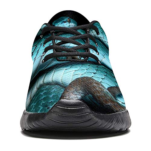 513A78QC5uL Venomous Viper azul tropical serpiente hombres entrenadores resbalón en zapatos de correr ligeros al aire libre… Venomous Viper azul tropical serpiente hombres entrenadores resbalón en zapatos de correr ligeros al aire libre… - Imagen 3
