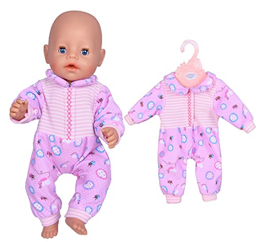 ebuddy 6 Sets Doll Clothes Outfits for 14 to 16 Inch New Born Baby Dolls, Baby Bitty Dolls and 18 inch Girl Doll