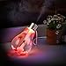 Number-one Cool Mist Ultrasonic Humidifier, Bulb Micro Landscape Design 400ml Personal Air Humidifier Ultra Quiet Air Diffuser with 7-Color Changing Night Light for Office Home Bedroom Living Room