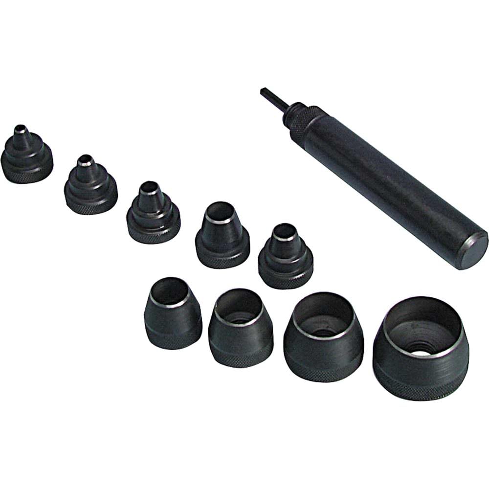 Maun 1000-05 Wad Punch Set With Centre Punch Metric