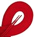 OrthoStep Round Athletic Red 54 inch Shoelaces 2 Pair Pack