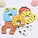 The Wolf Moon® Children Safety No Finger Pinch Foam Door Stopper. Colorful Cartoon Animal Cushion - Ramdom Bundled Baby Child Kid Cushiony Finger Hand Safety, Curve Shaped Door Stop Guard 5 PCS Set