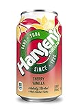 Hansen's Natural Cane Soda (Cherry Vanilla Crème, 12 Ounce (Pack of 24)