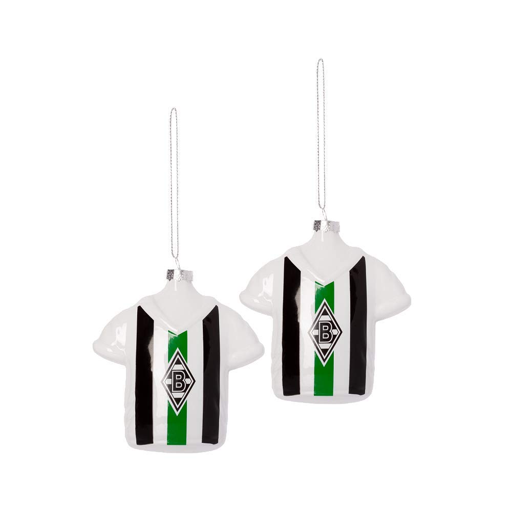 Borussia Mönchengladbach Christmas baubles, Christmas tree baubles, retro set of 2.