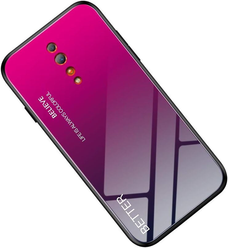 Custodia® Gradient Color Anti-Scratches Glass Case for OPPO Reno 10x zoom/OPPO Reno Z (6)