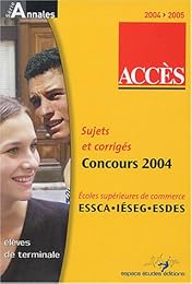 ACCES, annales du concours 2004