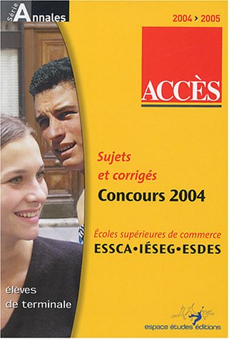ACCES, annales du concours 2004