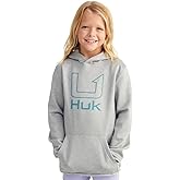 HUK unisex-child Coldfront+ Graphic Hoodie, Performance Fishing Hoodie for Kids
