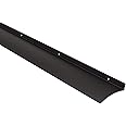 Barzen, Door Rain Drip Guard, 76 inches Long, Dark Bronze (Black) Aluminum