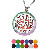 QX Essential Oil Diffuser Necklace Clouds