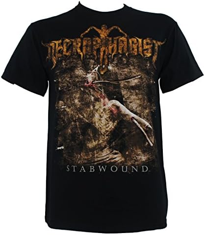 Necrophagist Men's Stabwound T-shirt Medium Black