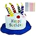 Birthday Hat - Birthday Cake Hat - Happy Birthday Hat - (Hat & Birthday Candles) by Funny Party Hats