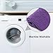 ITSOFT Plush Bathroom Rug 34x21, Absorbent Machine Washable Non Slip Chenille Bath Mats, Quick Dry Bathmat, Bath Rugs for Bath, Shower, Bedroom, or Door Mat, Lilac