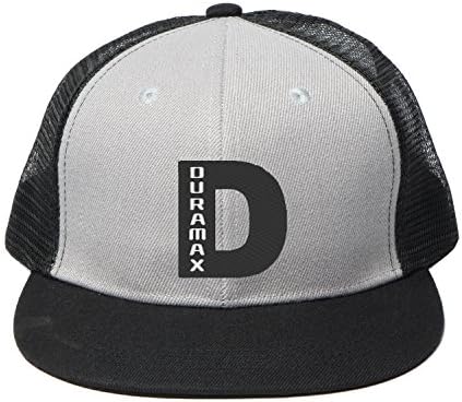 Hip Hop Snapbacks with Duramax Embroidered Baseball cap street hat (Grey Black 1)