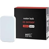 Zooz 800 Series Z-Wave Long Range Water Leak XS Sensor ZSE42 800LR for for smart Flood Prevention. Hub Required (Sold Separately). Compatible with SmartThings, Hubitat, and Z-Box Hub.