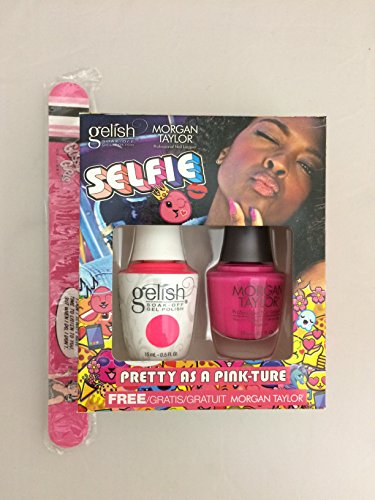Gelish & Morgan Taylor SELFIE- Pretty As A Pink-Ture + Free 1 Nail File