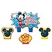 Mickey Roadster Party Supplies Pack for 16 Guests: Stickers, Candles, Dinner Plates, Luncheon Napkins, Table Cover, and Cups