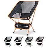 Tinya Ultralight Backpacking Camping Chair: Kids Adults Backpacker Heavy Duty 300lb Capacity Packable Ultra Lite Collapsible Portable Lightweight Compact Folding Beach Outdoor Picnic Travel Hiking