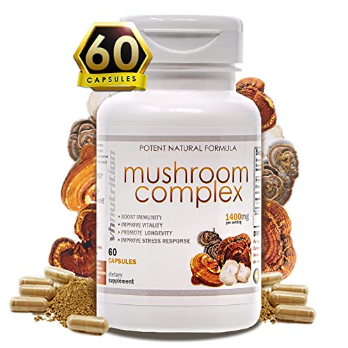 VH Nutrition Mushroom Supplement Mushroom Complex for Maximum