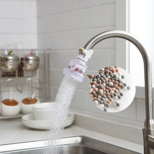 Jeeke Mini Kitchen Faucet Tap Water Purifier Home Accessories Filter with Filtration, Evenly Discharge Water,for Home & Office & Kitchen Uses - Thumbnail 2