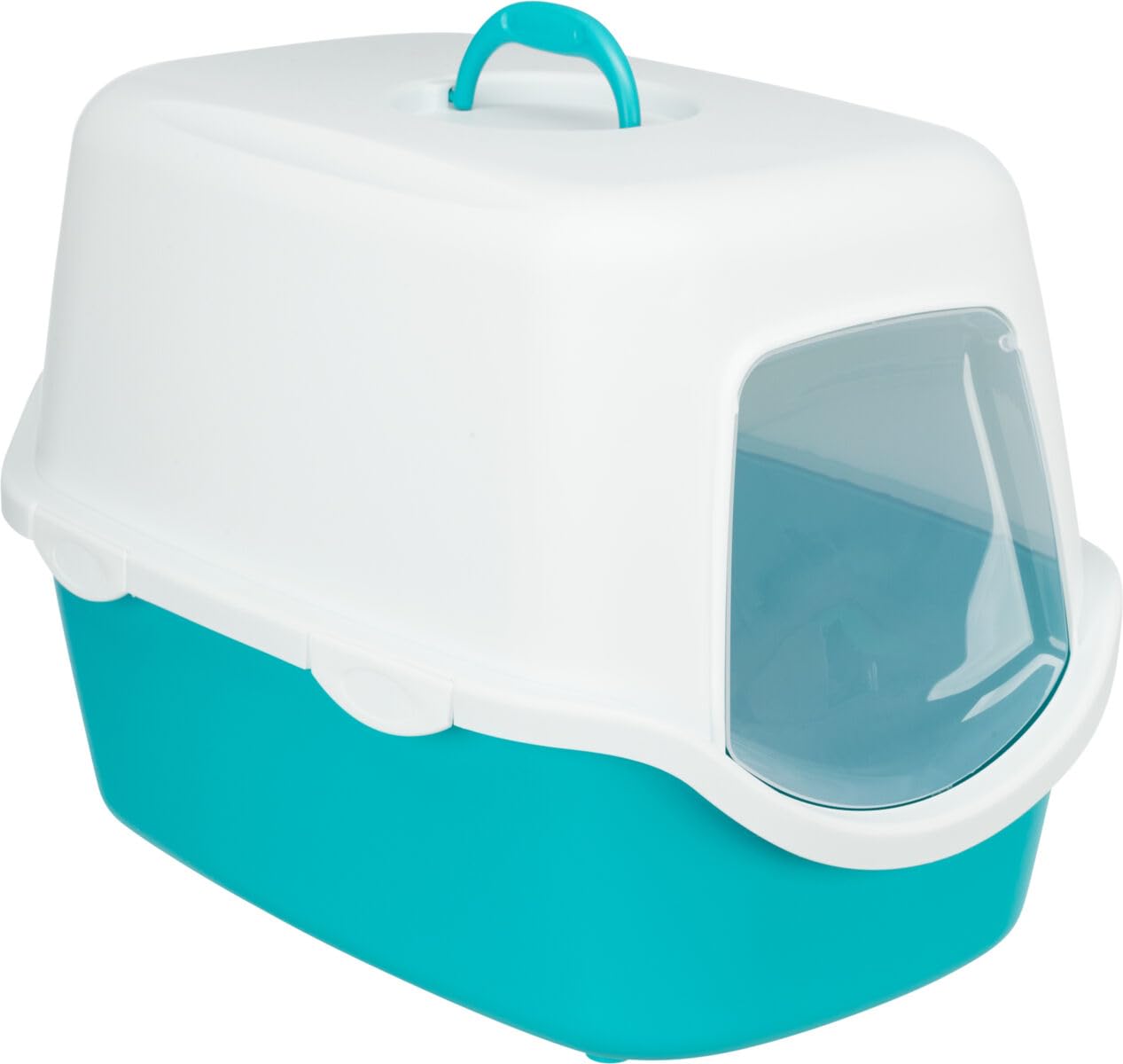 Trixie Vico Litter Tray for Cats Turquoise/White