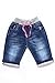 Little-Guest Baby Girls' Blue Knee-Length Jeans Shorts G205