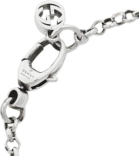 Amazon Co Jp グッチ ブレスレット アクセサリー Gucci 6327j8400 0701 Gg Marmont ダブルg キー レディース メンズ バングル シルバー 銀 L 約18cm 並行輸入品 ジュエリー